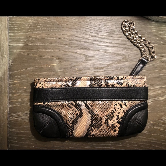 Express Handbags - Express Snake Skin Wristlet